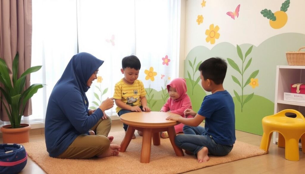 Gambar proses terapi anak di Bee Genius Tangerang Gambar proses terapi anak di Bee Genius Tangerang