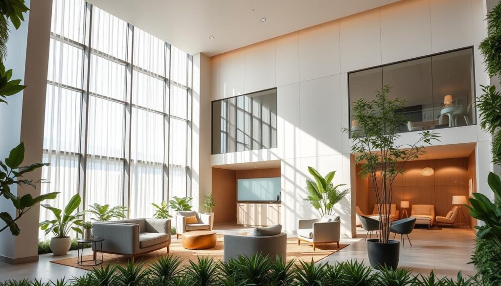 A modern, well-appointed facility in the heart of Gading Serpong, showcasing the BeeGenius approach to family therapy. Sleek, minimalist architecture accentuates natural light that floods through floor-to-ceiling windows, creating a calming, nurturing atmosphere. Comfortable, tastefully-furnished consultation rooms exude a sense of privacy and openness, ideal for intimate therapeutic sessions. Lush, verdant landscaping surrounds the building, blending seamlessly with the contemporary design. State-of-the-art equipment and technologies enable the BeeGenius team to deliver exceptional, personalized care. An oasis of healing and personal growth, reflecting the brand's commitment to innovation and client wellbeing. A modern, well-appointed facility in the heart of Gading Serpong, showcasing the BeeGenius approach to family therapy. Sleek, minimalist architecture accentuates natural light that floods through floor-to-ceiling windows, creating a calming, nurturing atmosphere. Comfortable, tastefully-furnished consultation rooms exude a sense of privacy and openness, ideal for intimate therapeutic sessions. Lush, verdant landscaping surrounds the building, blending seamlessly with the contemporary design. State-of-the-art equipment and technologies enable the BeeGenius team to deliver exceptional, personalized care. An oasis of healing and personal growth, reflecting the brand's commitment to innovation and client wellbeing.